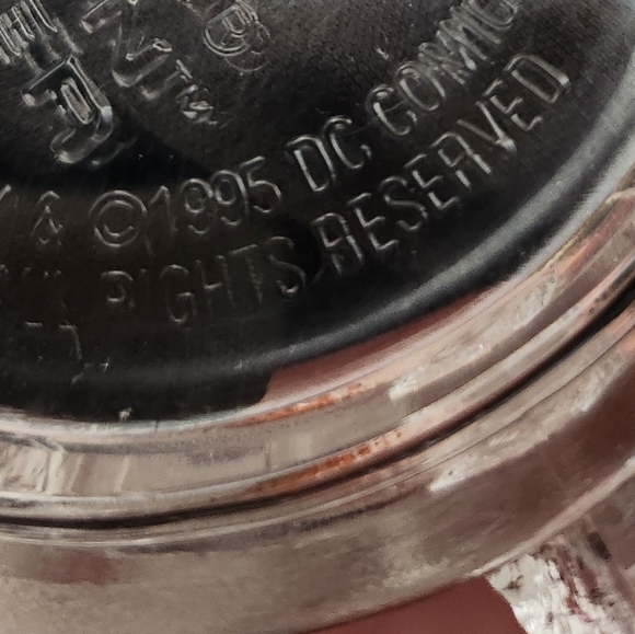 Vintage 1995 McDonald's Batman Forever Two Face Clear Mugs Set of 2 - Picture 9 of 12